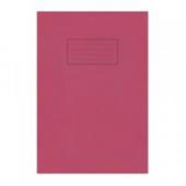 Silvine A4 Exercise Book Ruled Red PK10
