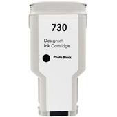 Compatible Photo Black HP 730 Ink Cartridge (Replaces HP P2V73A)