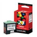 Lexmark No. 27 Colour Original Moderate Use Ink Cartridge