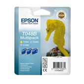 Epson T048B (T048B40) Original Colour Cartridge Triple Pack (Seahorse)