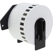 Compatible Brother DK-N55224 Continuous Label Tape with Non Adhesive Tape (62mm x 30.48m) Black on White