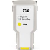 Compatible Yellow HP 730 Ink Cartridge (Replaces HP P2V70A)