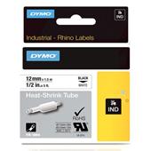 Dymo 18055 (S0718300) Original Label Tape (12mm x 1.5m) Black On White