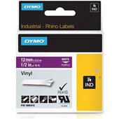 Dymo 1805415 Original Label Tape (12mmx5.5m) White On Purple