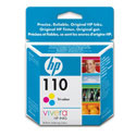 HP 110 Tri-colour Original Inkjet Print Cartridge with Vivera Inks