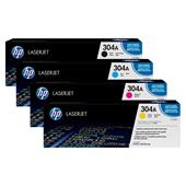 304 - Cartouche de toner noir d'origine HP CC530A - 304A • EAN :  883585301492 - 3500 Pages