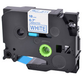 Compatible Brother TZe-243 P-Touch Label Tape (18mm x 8m) Blue On White